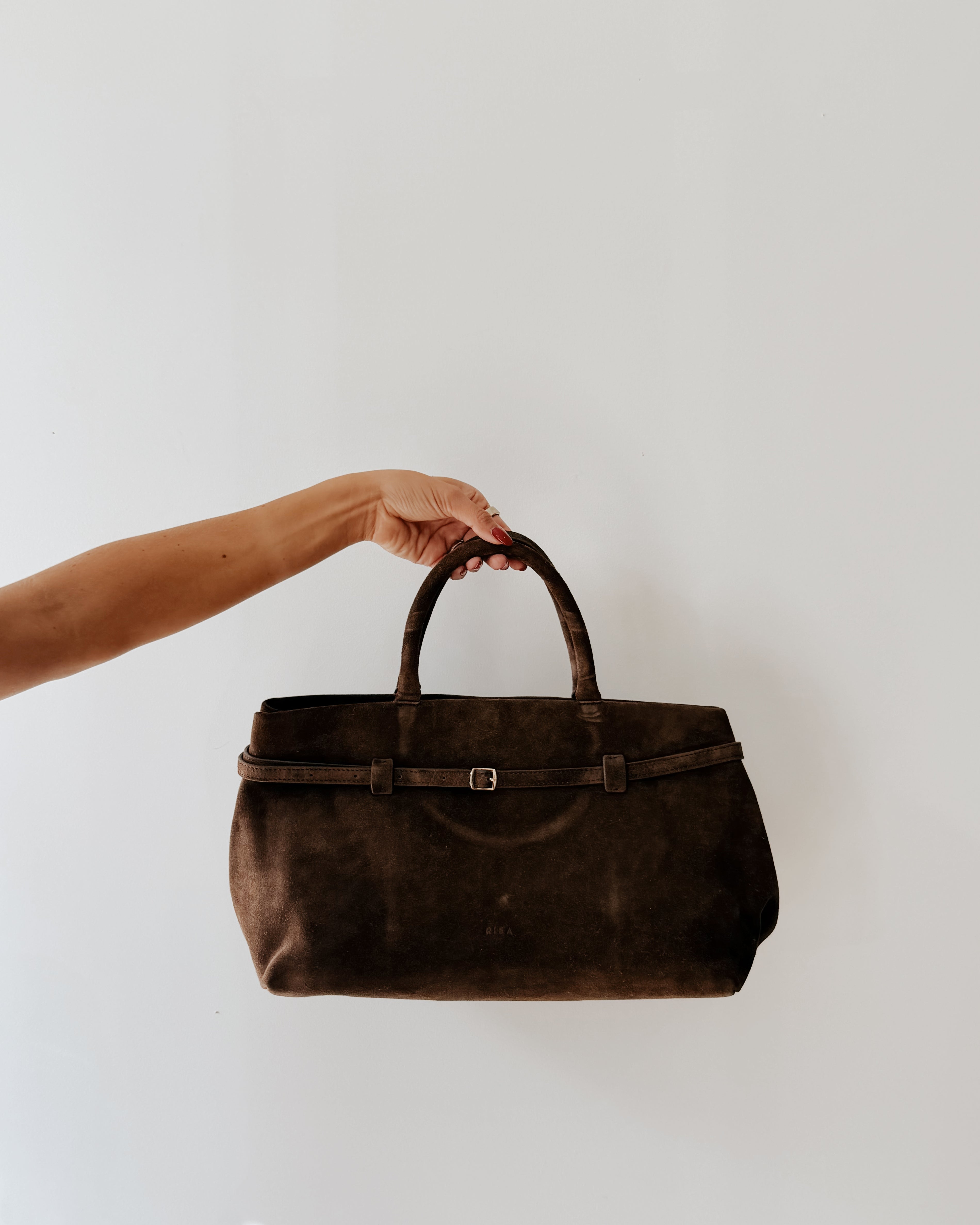 RISA MONROE CLASSIC SATCHEL - CHOCOLATE