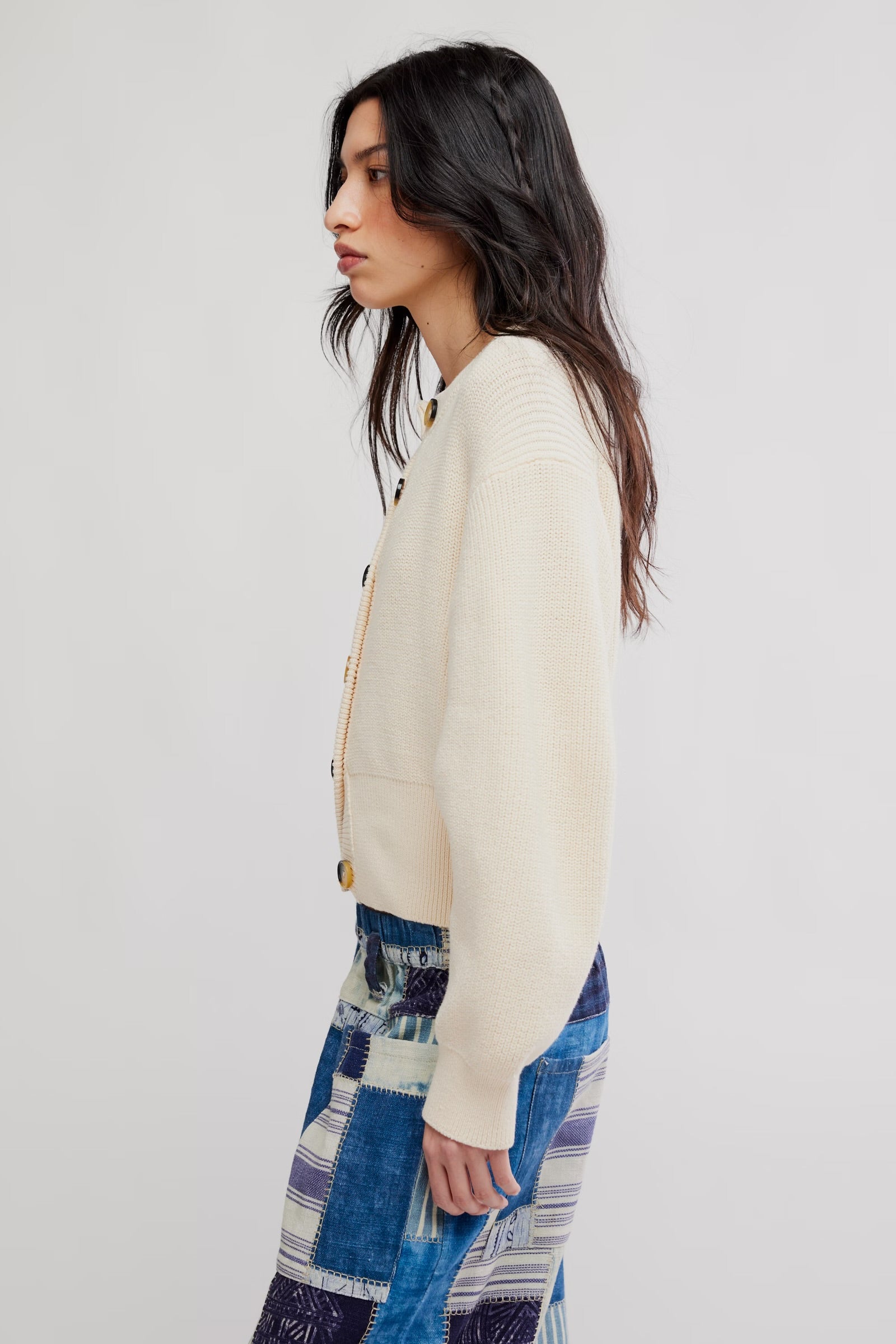 FREE PEOPLE VIENNA CARDIGAN - VANILLA