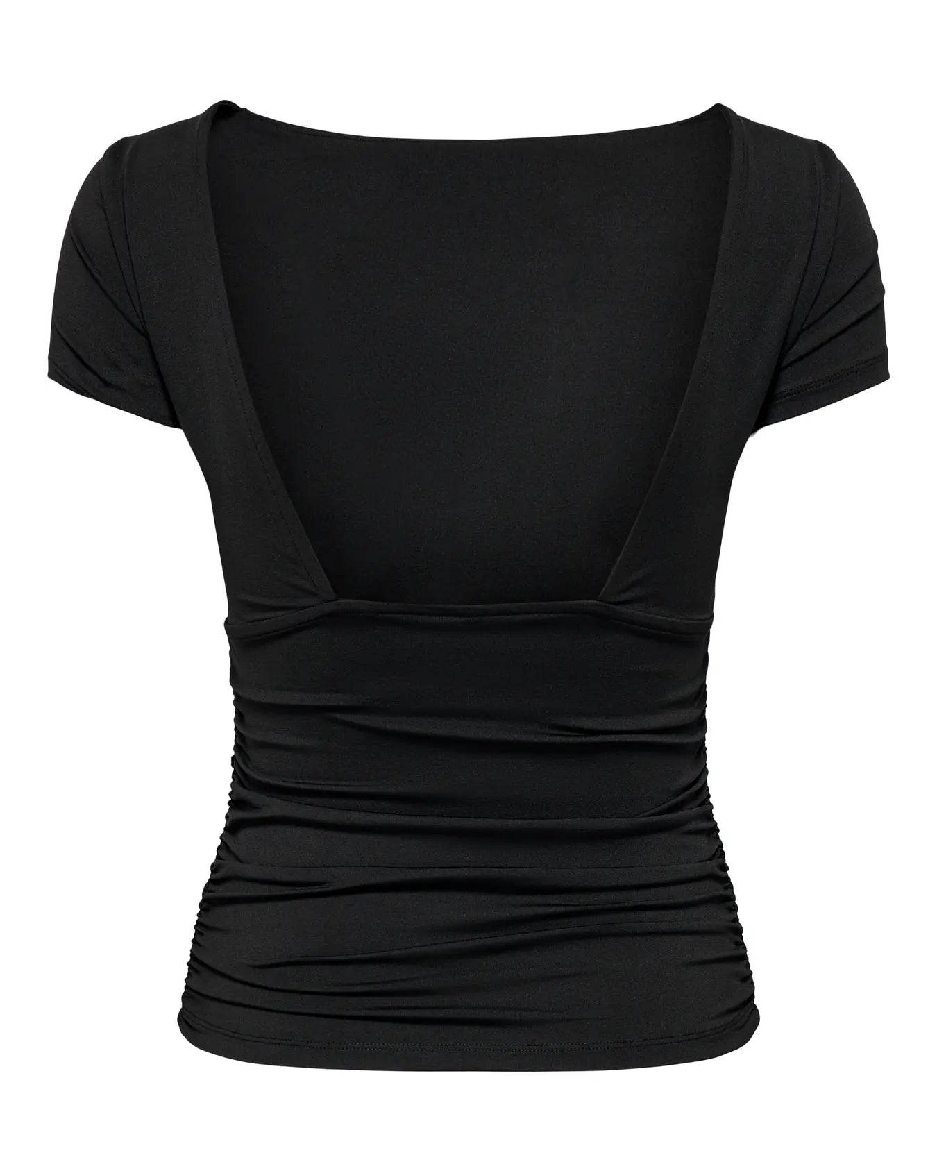 ONLY EVELYN BOATNECK TOP - BLACK