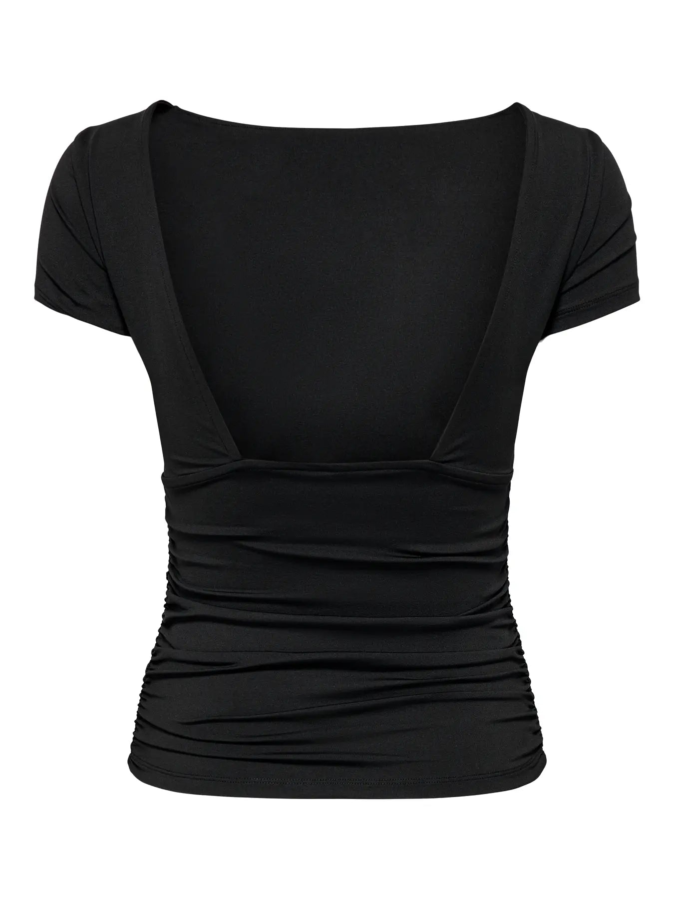 ONLY EVELYN BOATNECK TOP - BLACK