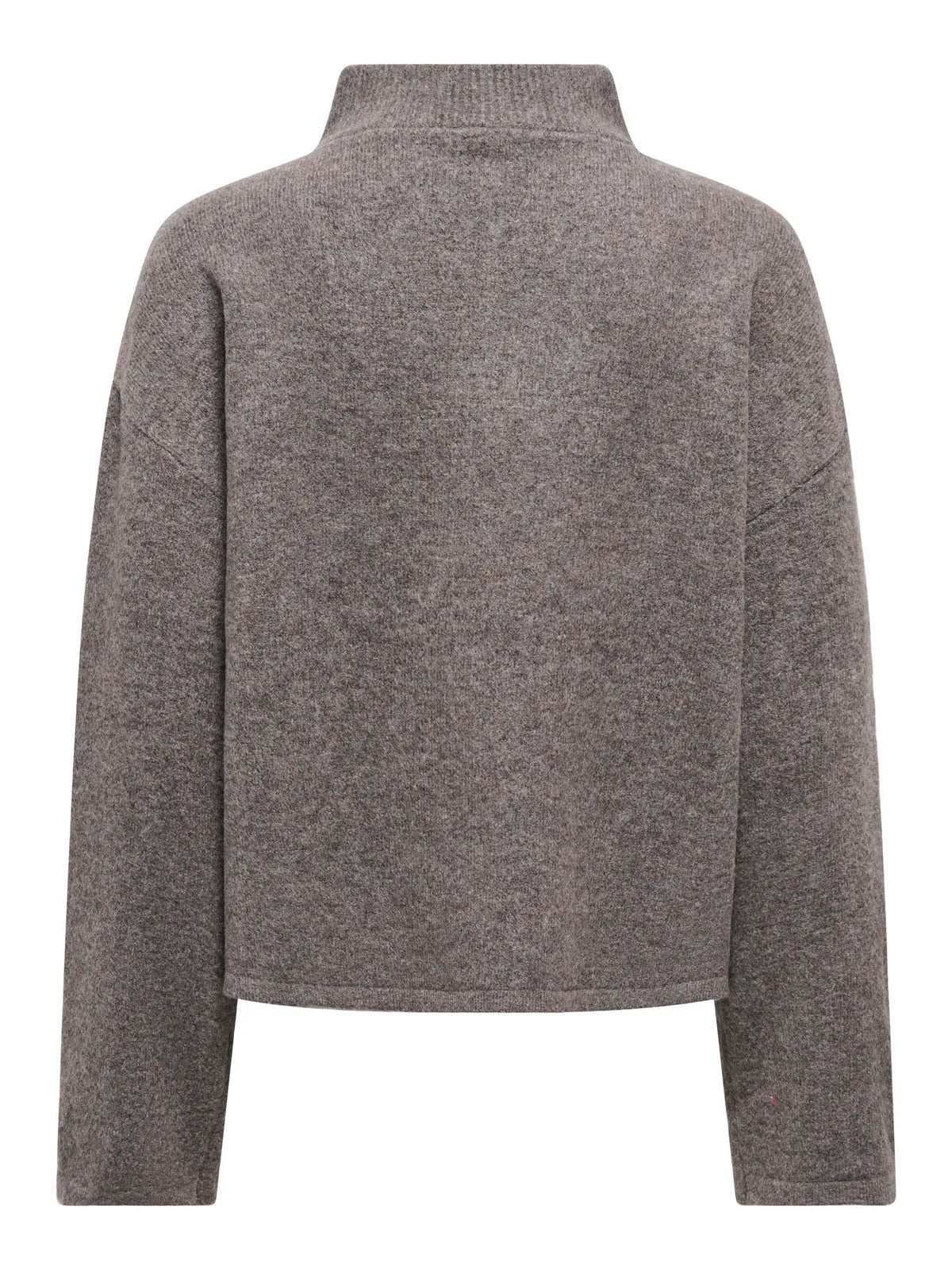 ONLY CLARA LS KNIT HALFZIP PULLOVER - BRACKEN