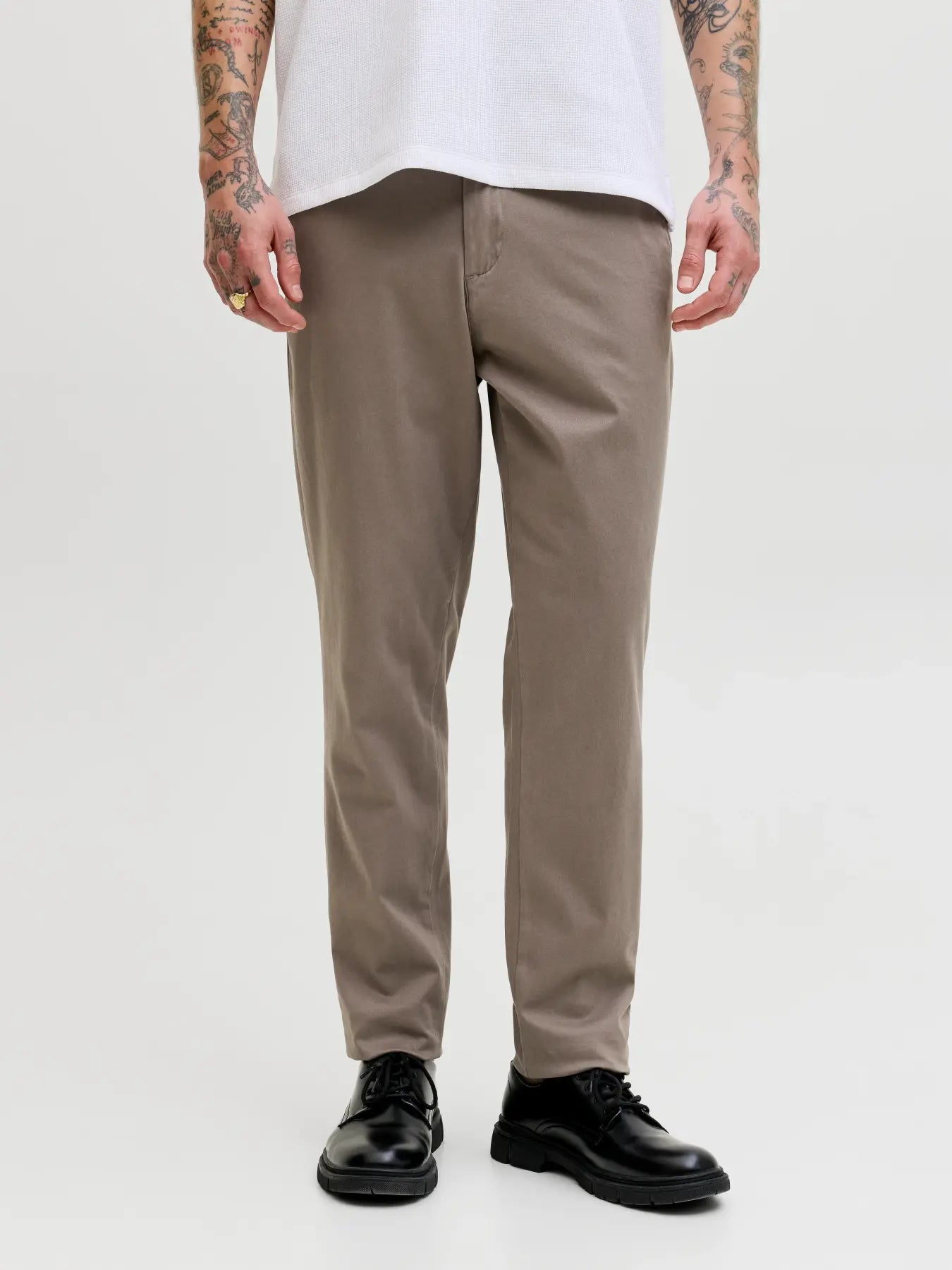 JJ MARCO BOWIE CHINO TROUSERS - FALCON