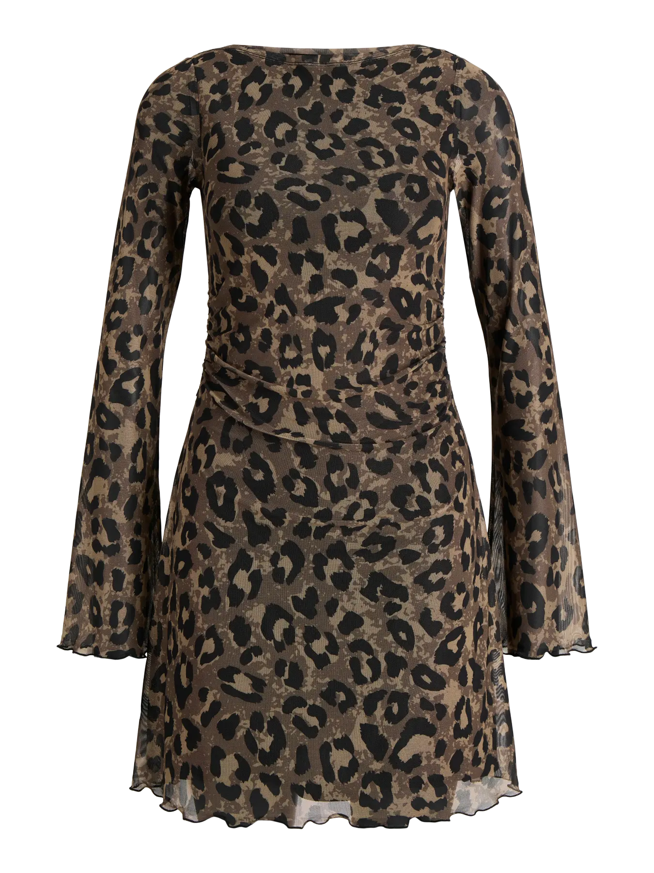 JJXX MINNA MESH DRESS - TIGERS EYE