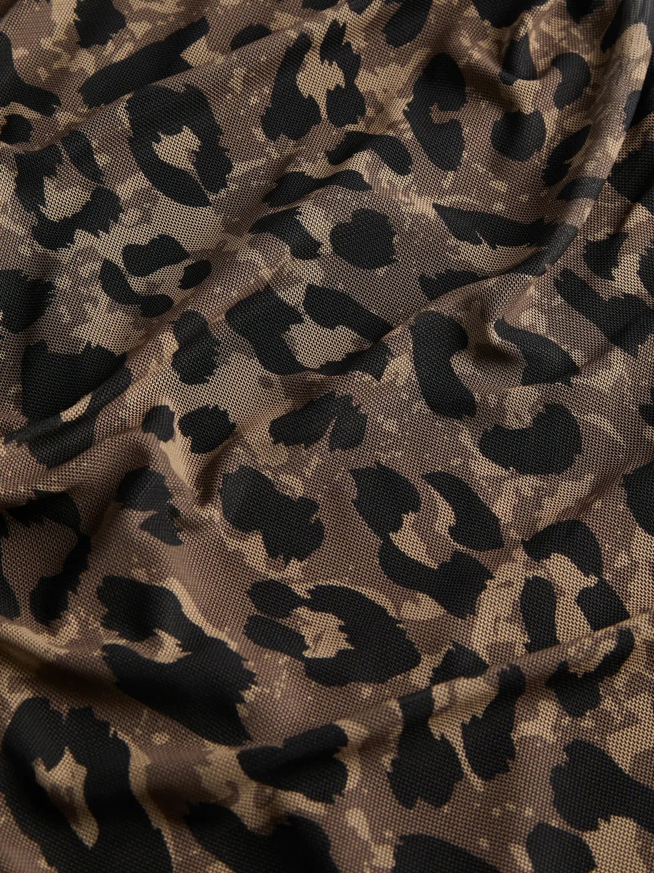 JJXX MINNA MESH DRESS - TIGERS EYE