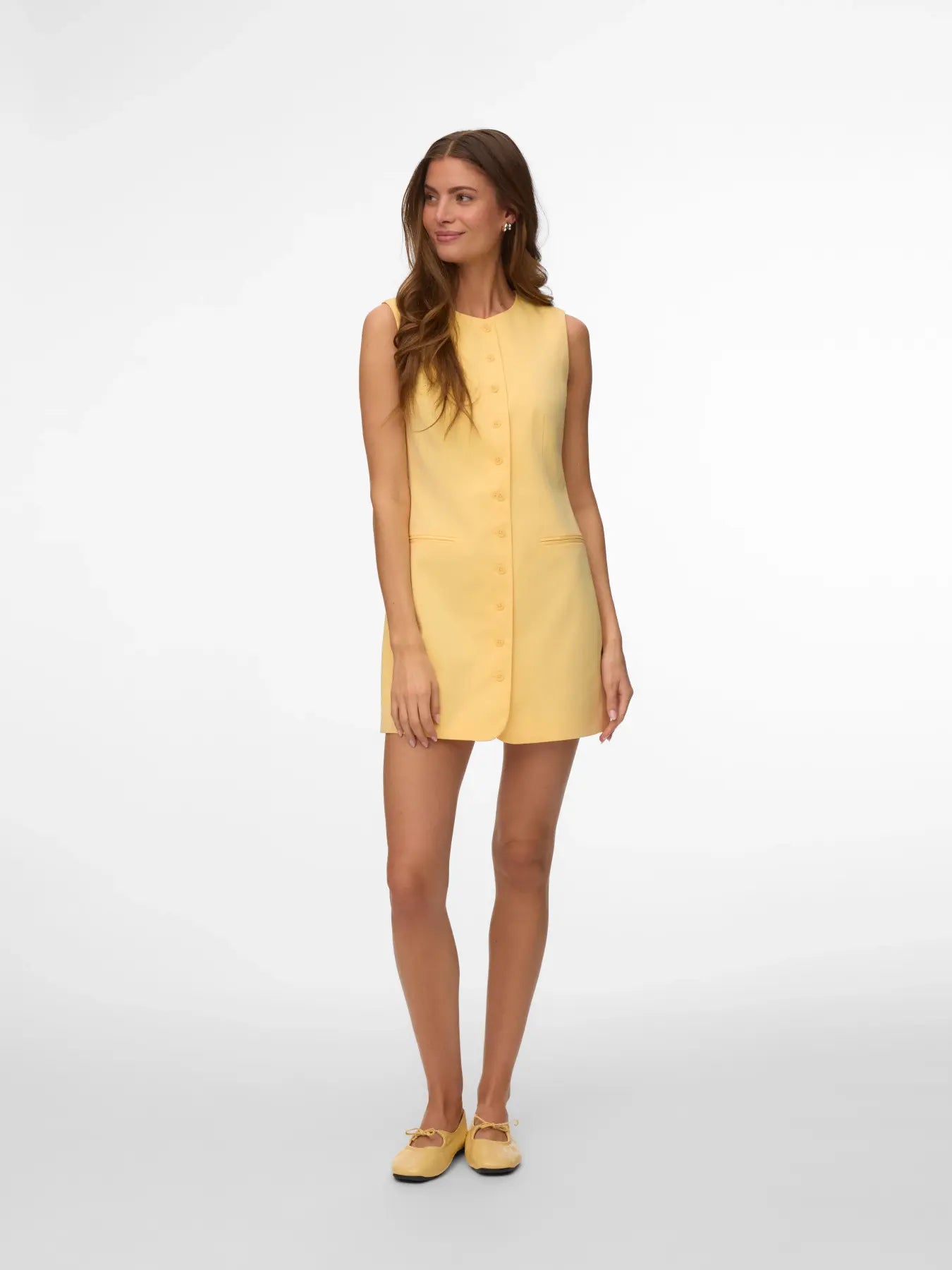 VM NILLE MINI BLAZER DRESS - GOLDEN HAZE