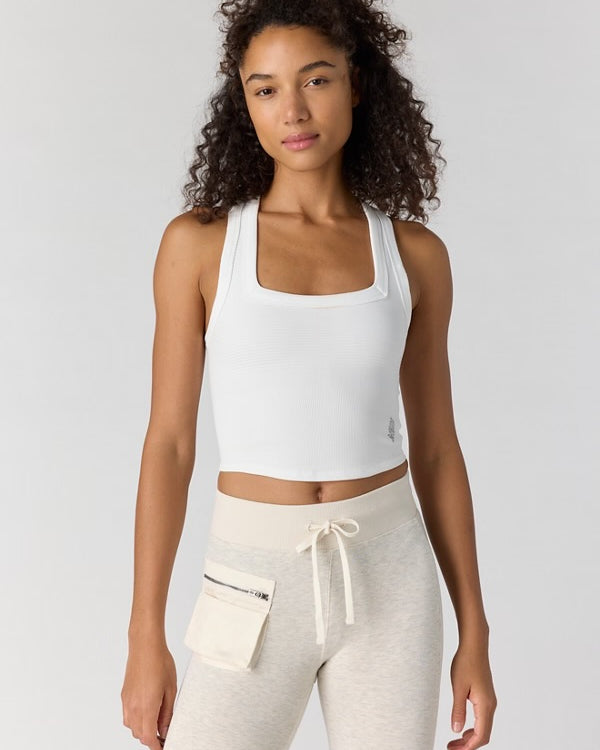 FREE PEOPLE FREE THROW NEW HEIGHTS CAMI - WHITE