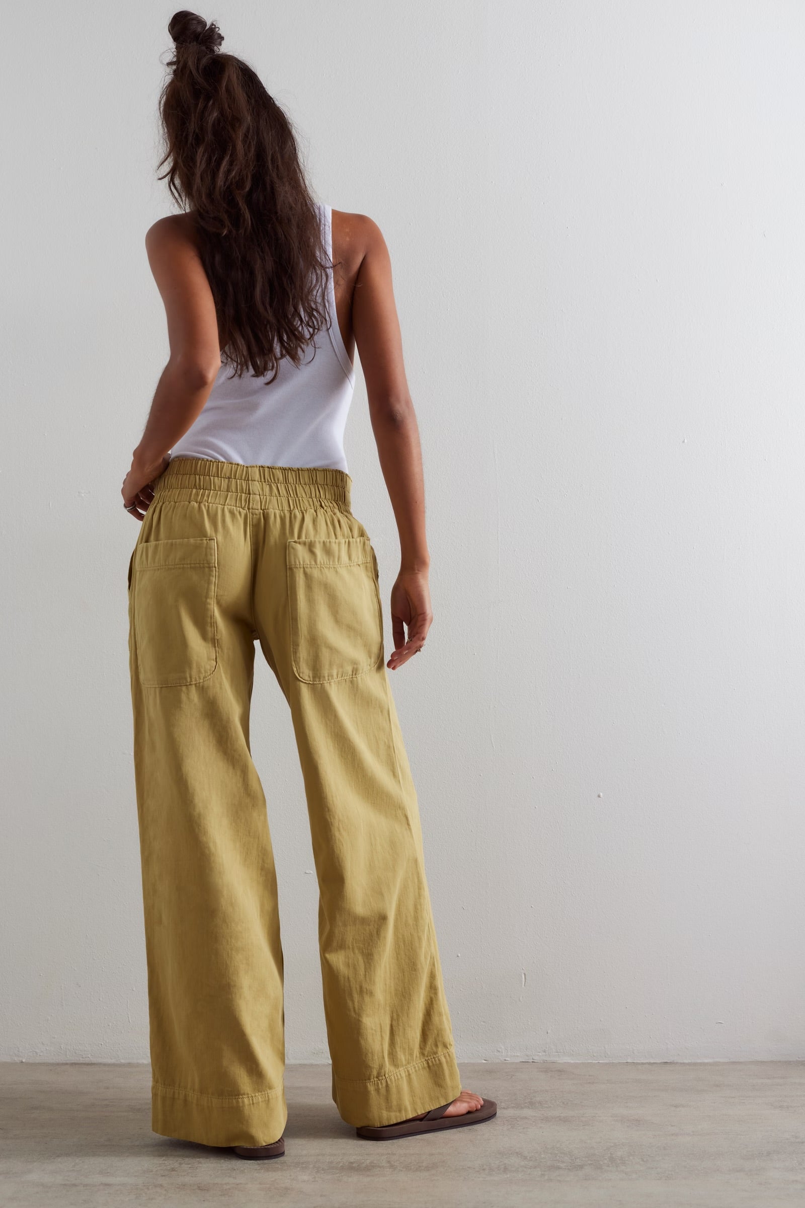 FREE PEOPLE BREEZY DENIM PULL ON - ANTELOPE