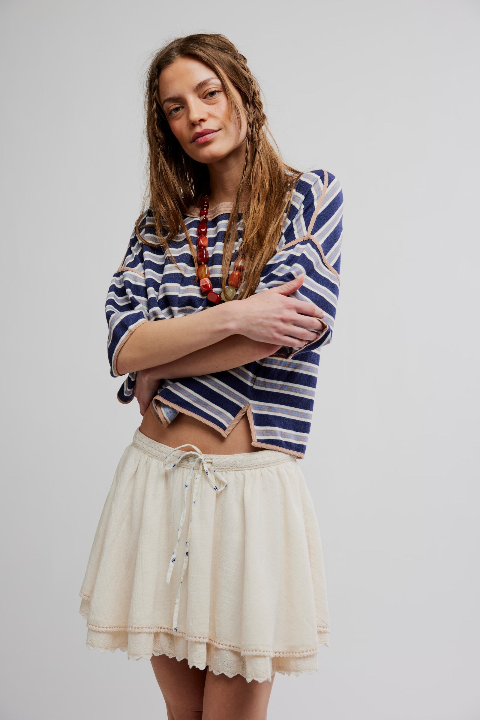 FREE PEOPLE LADY TULIP SKIRT - TEA