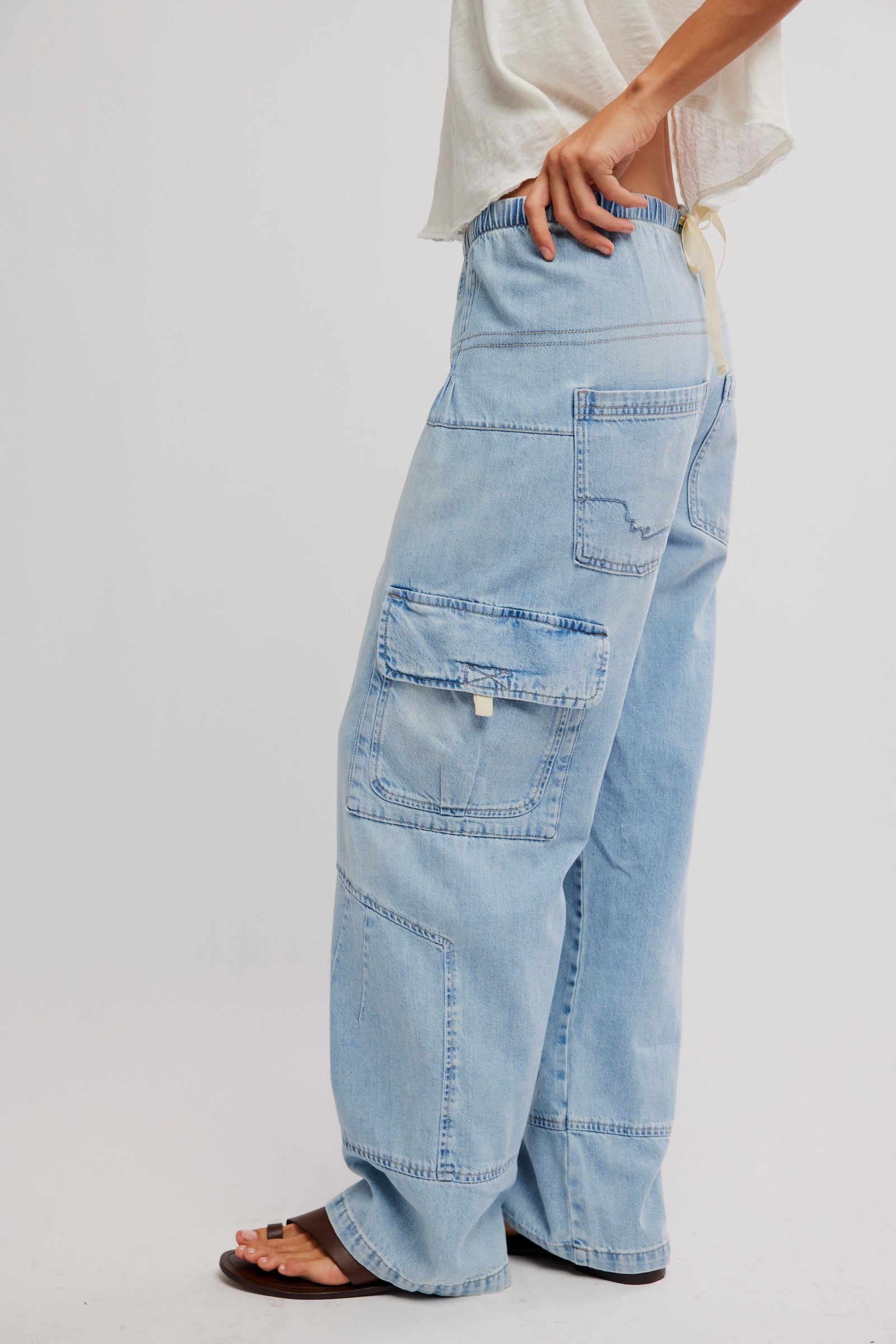 FREE PEOPLE WALLFLOWER PULL ON PANT - VICTORIA