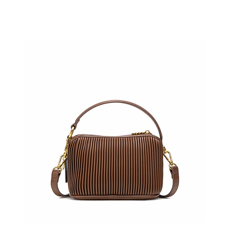 PIXIE MOOD ELLA CROSSBODY - ESPRESSO PLEATED