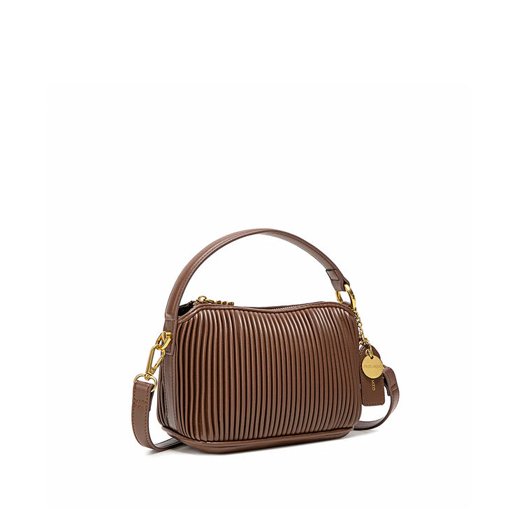 PIXIE MOOD ELLA CROSSBODY - ESPRESSO PLEATED