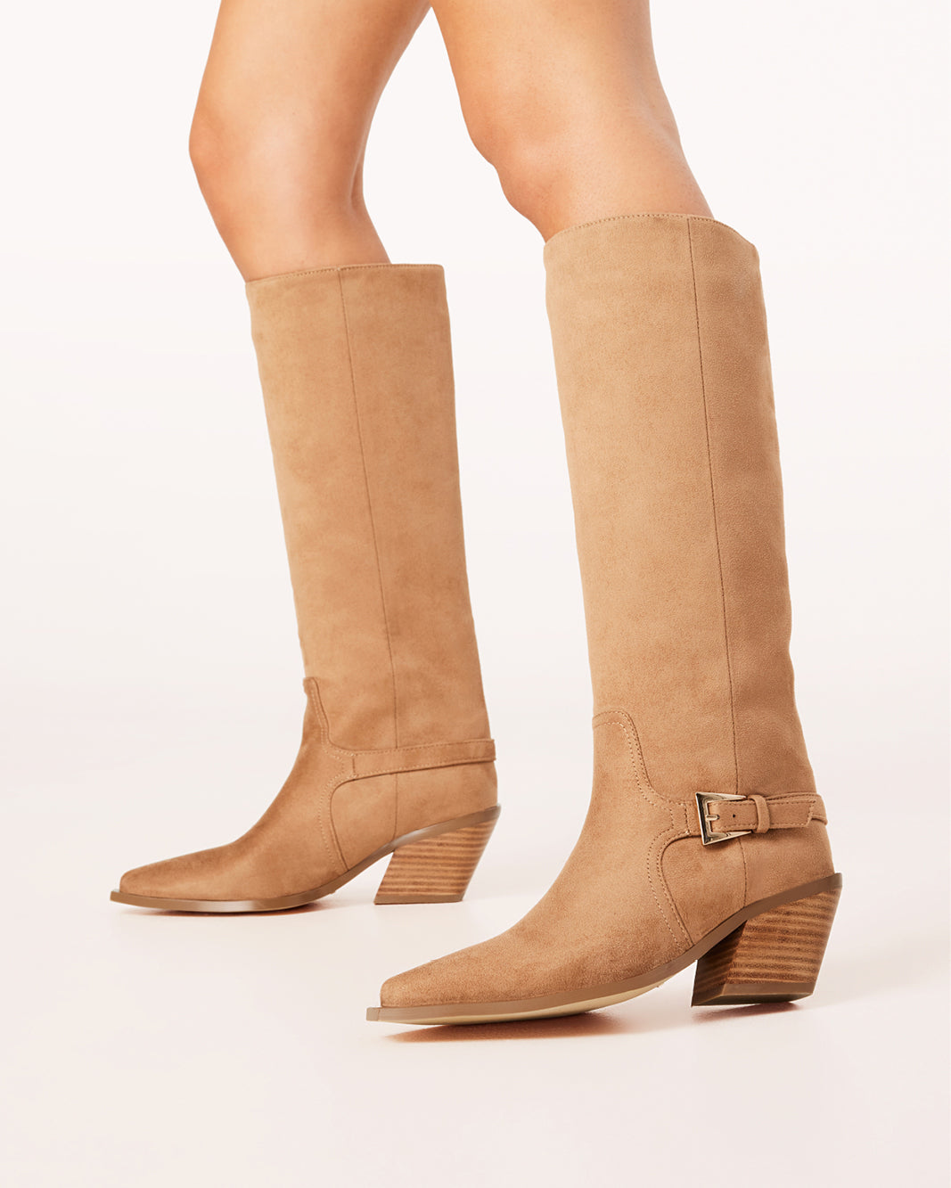 BILLINI ENVER WESTERN TALL BOOT - SANDSTONE SUEDE