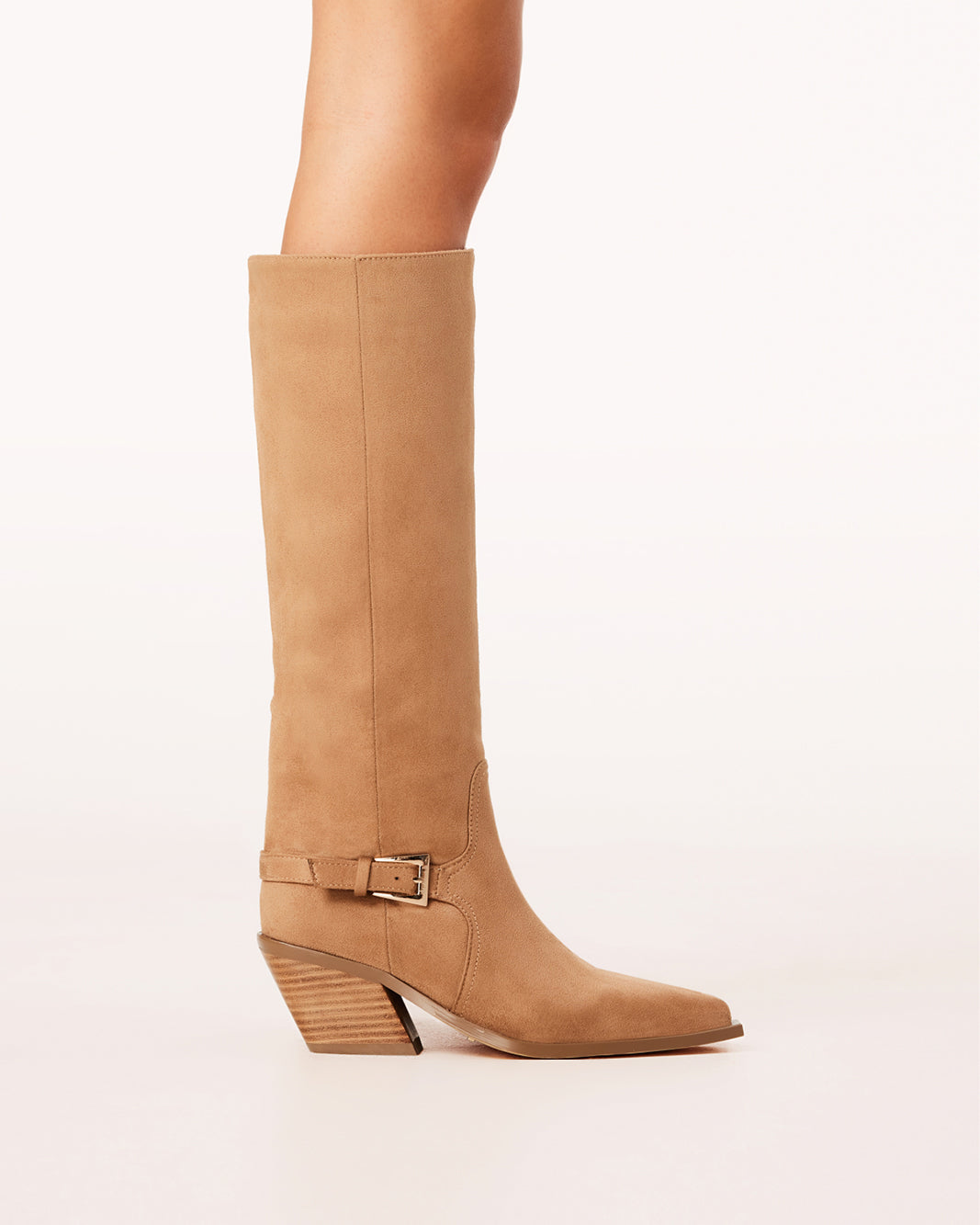BILLINI ENVER WESTERN TALL BOOT - SANDSTONE SUEDE