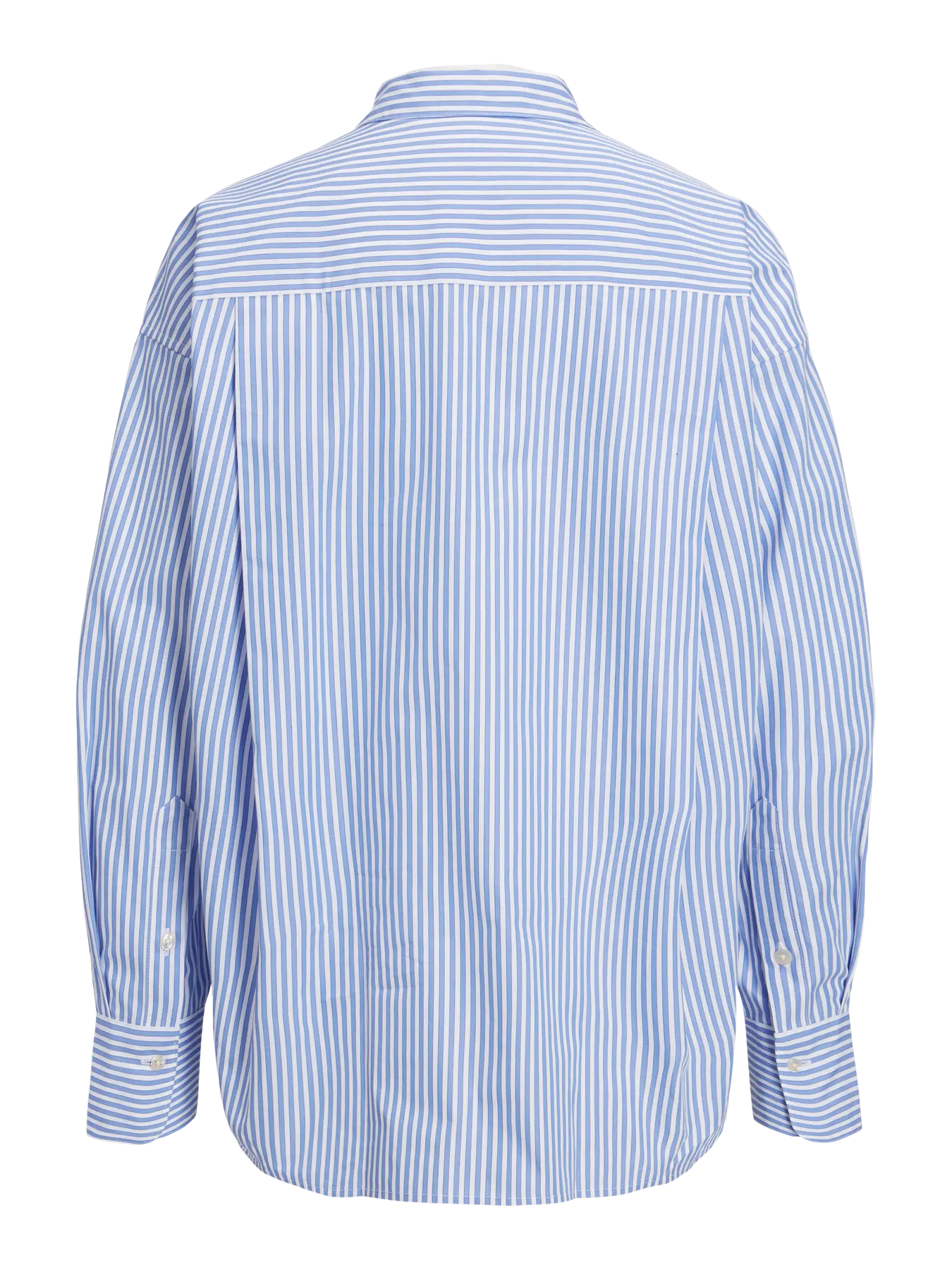 JJXX JAMIE LS RELAXED POPLIN SHIRT - NAVY BLAZER STRIPES
