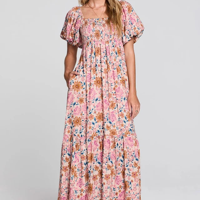 SALTWATER LUXE EVRA MAXI DRESS - MULTI