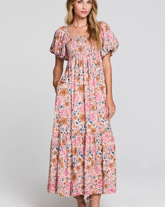 SALTWATER LUXE EVRA MAXI DRESS - MULTI