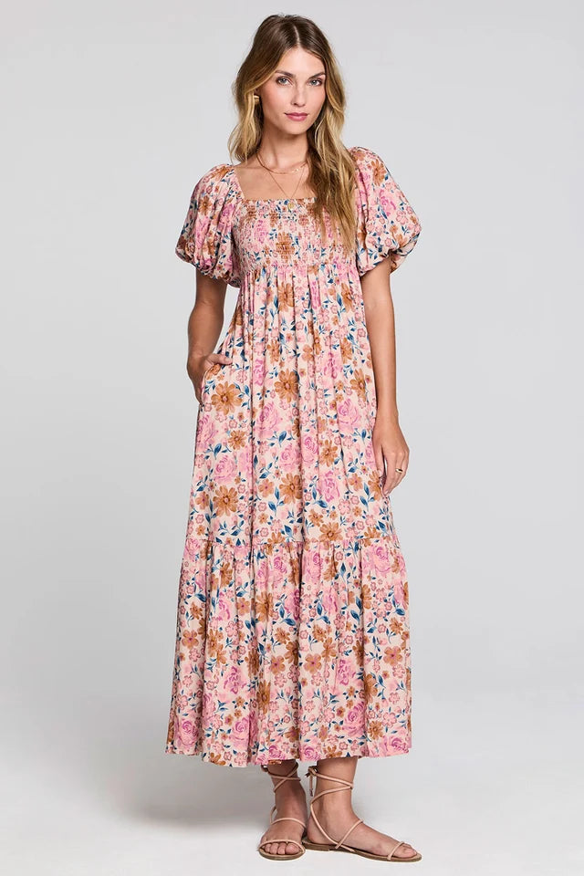 SALTWATER LUXE EVRA MAXI DRESS - MULTI