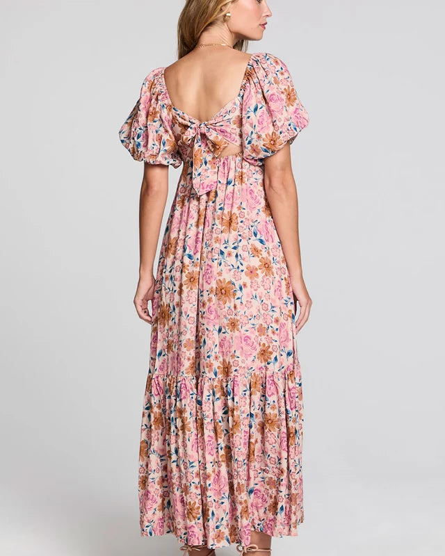 SALTWATER LUXE EVRA MAXI DRESS - MULTI