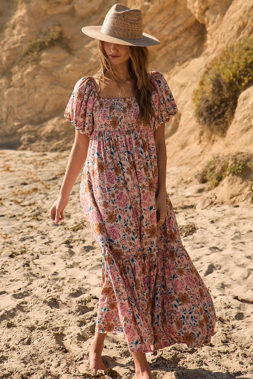 SALTWATER LUXE EVRA MAXI DRESS - MULTI