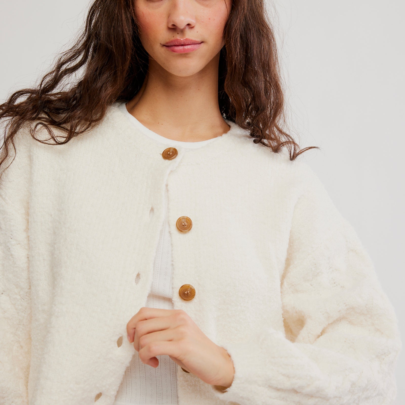 FREE PEOPLE THISTLE CARDI - SUGAR SWIZZLE