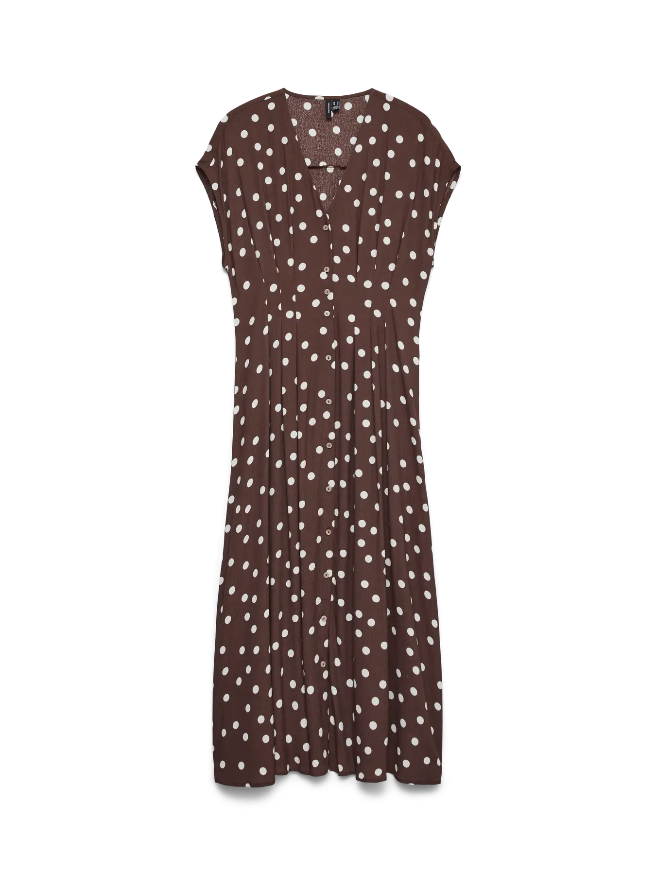 VM ELISA MIDI PRINTED DRESS - CHOCOLATE MARTINI