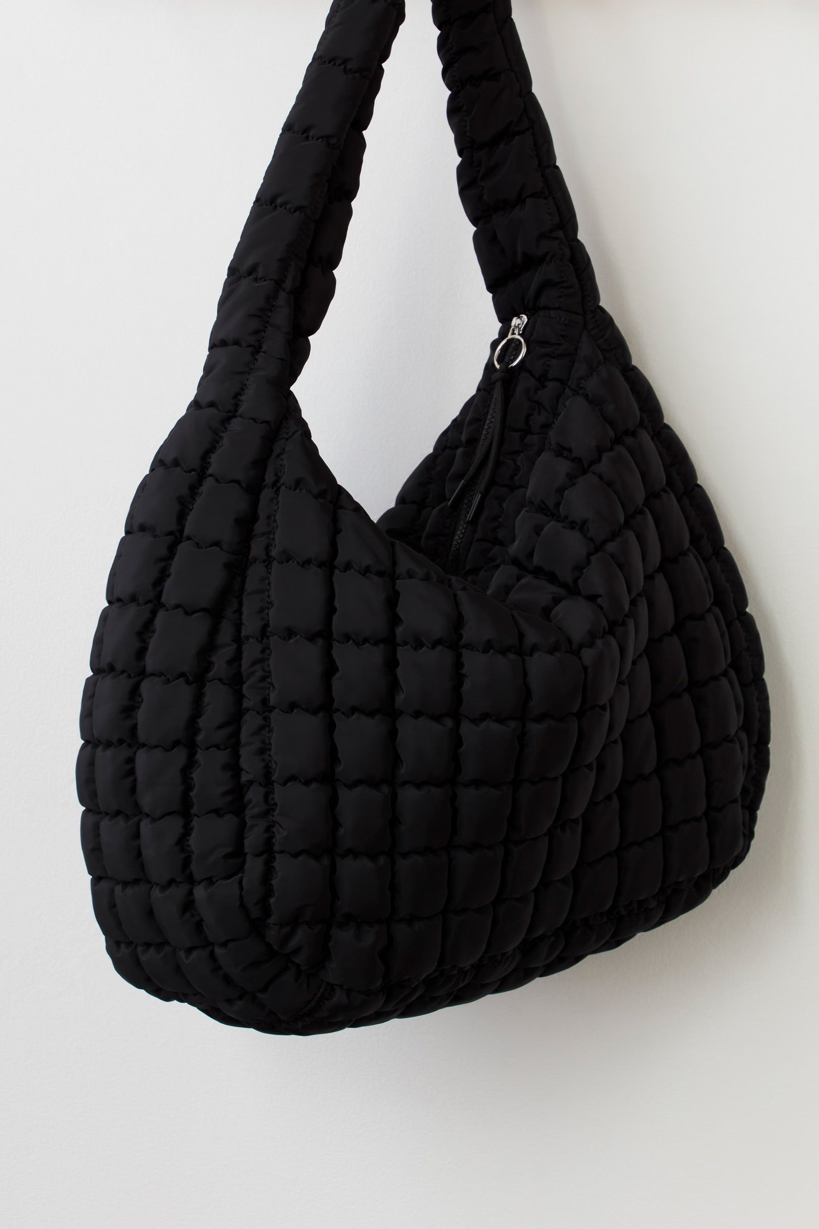 FREE PEOPLE CARR QUILTED BAG - BLACK
