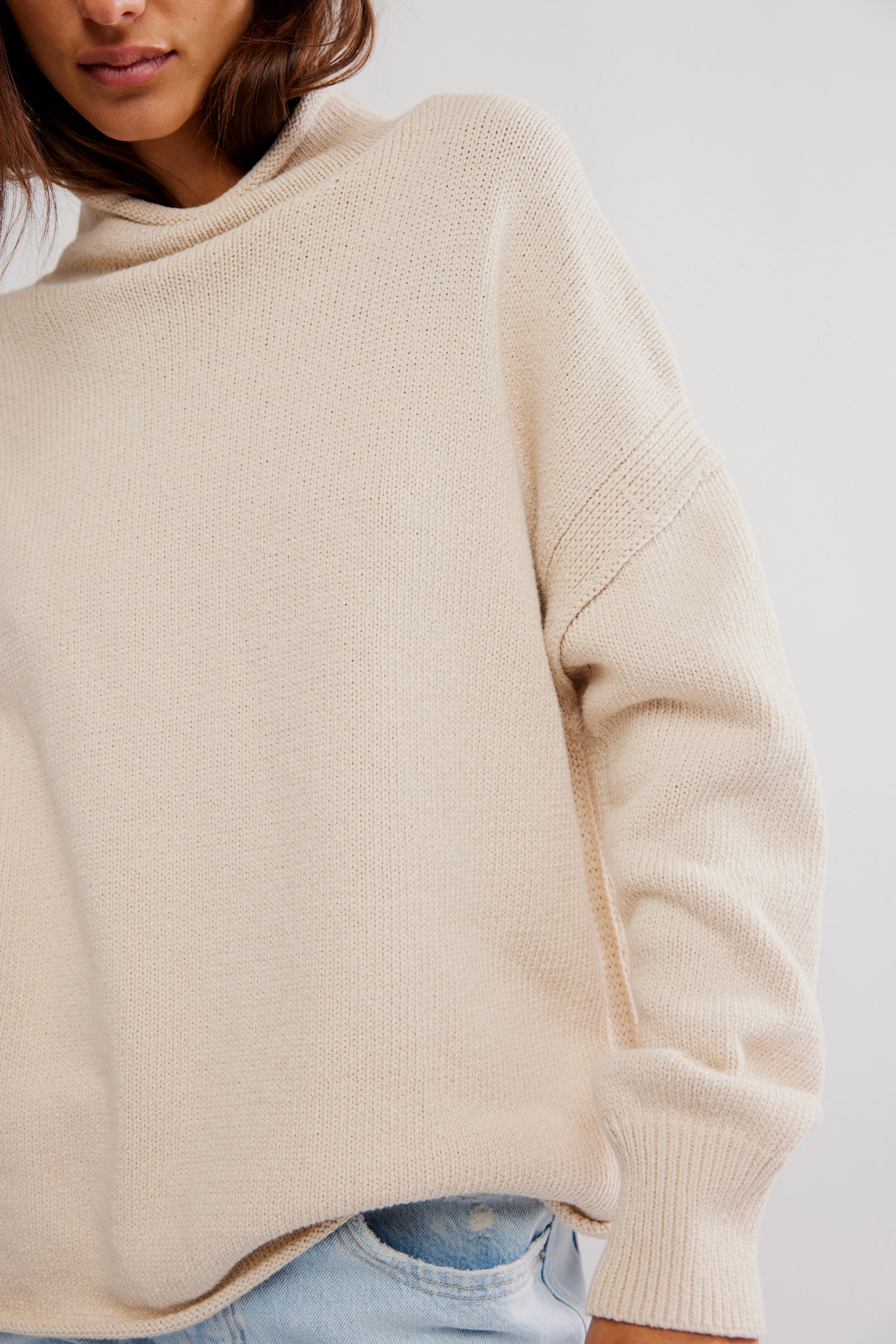 FREE PEOPLE TORRES ROLL NECK - SUGAR SWIZZLE