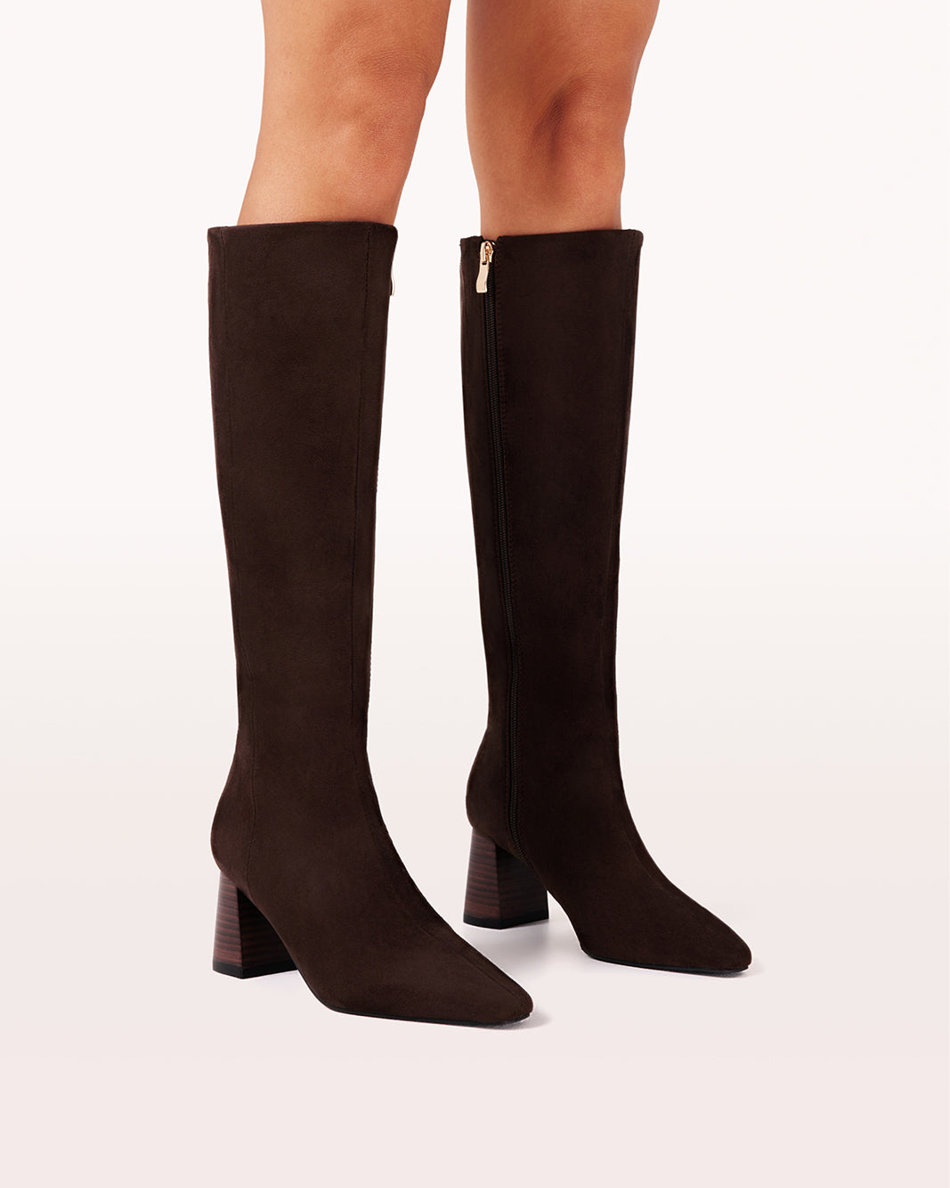 BILLINI FAYOLA HEEL BOOT - CACAO SUEDE