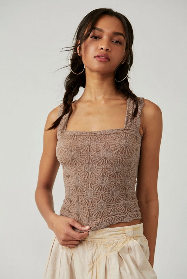 FREE PEOPLE LOVE LETTER TANK - STRAWBERRY ROAN