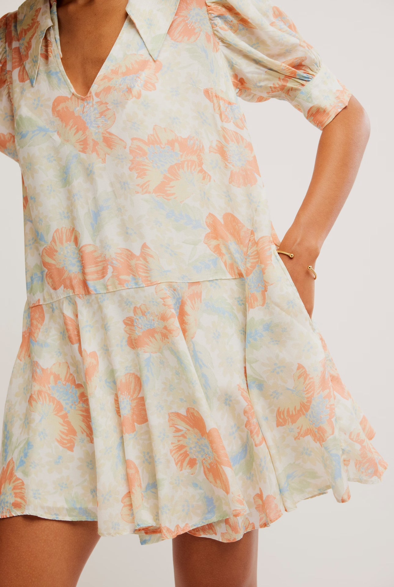 FREE PEOPLE MOON CHASER MINI DRESS - SOFT COMBO – On Trend