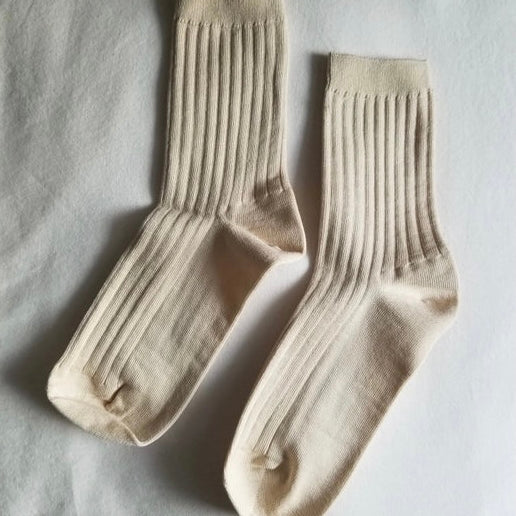 LE BON SHOPPE HER SOCKS - PORCELAIN