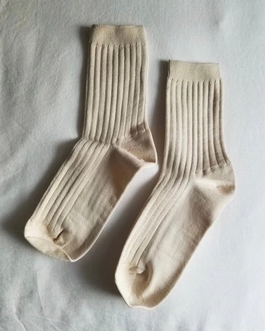 LE BON SHOPPE HER SOCKS - PORCELAIN