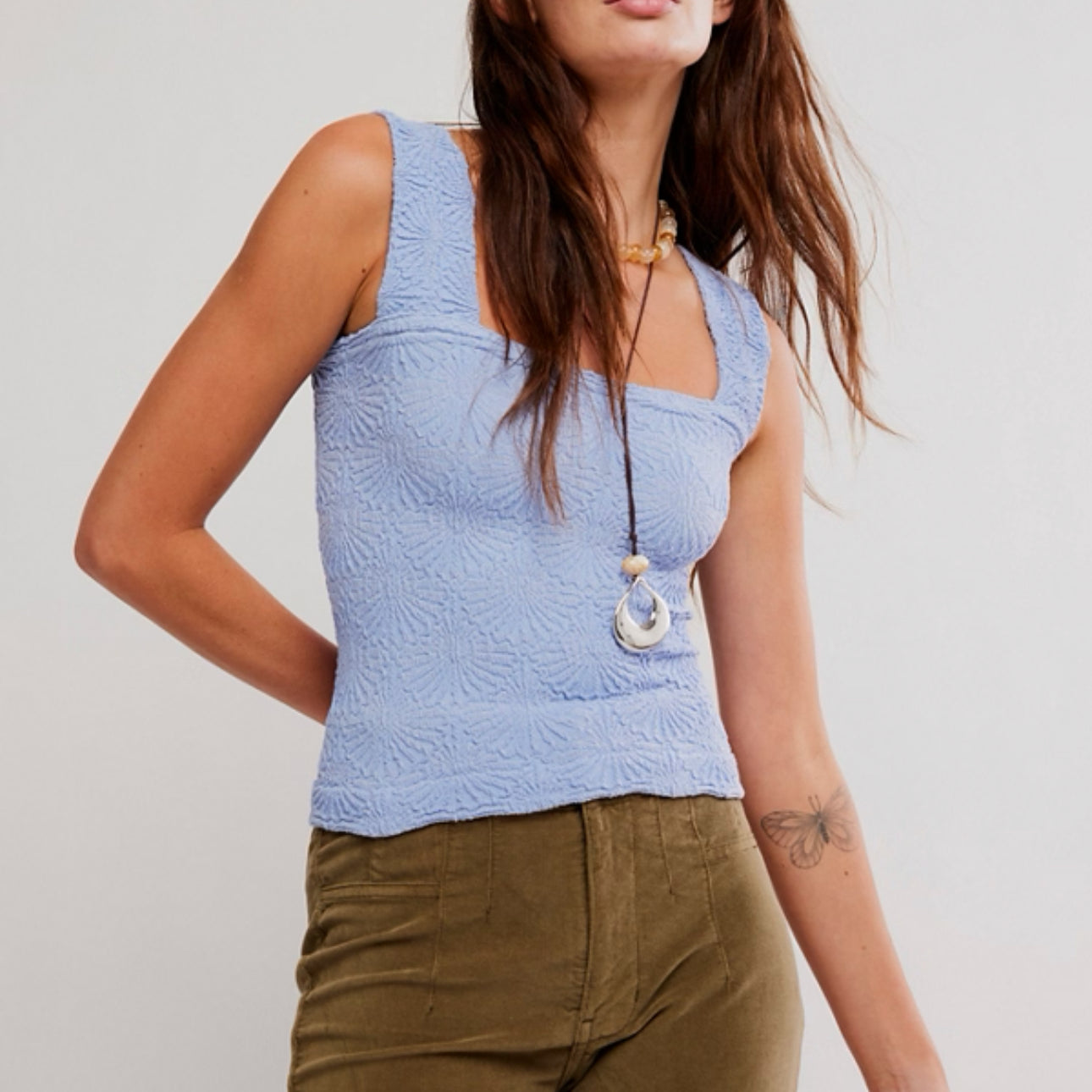 FREE PEOPLE LOVE LETTER TANK - DAWN BREEZE