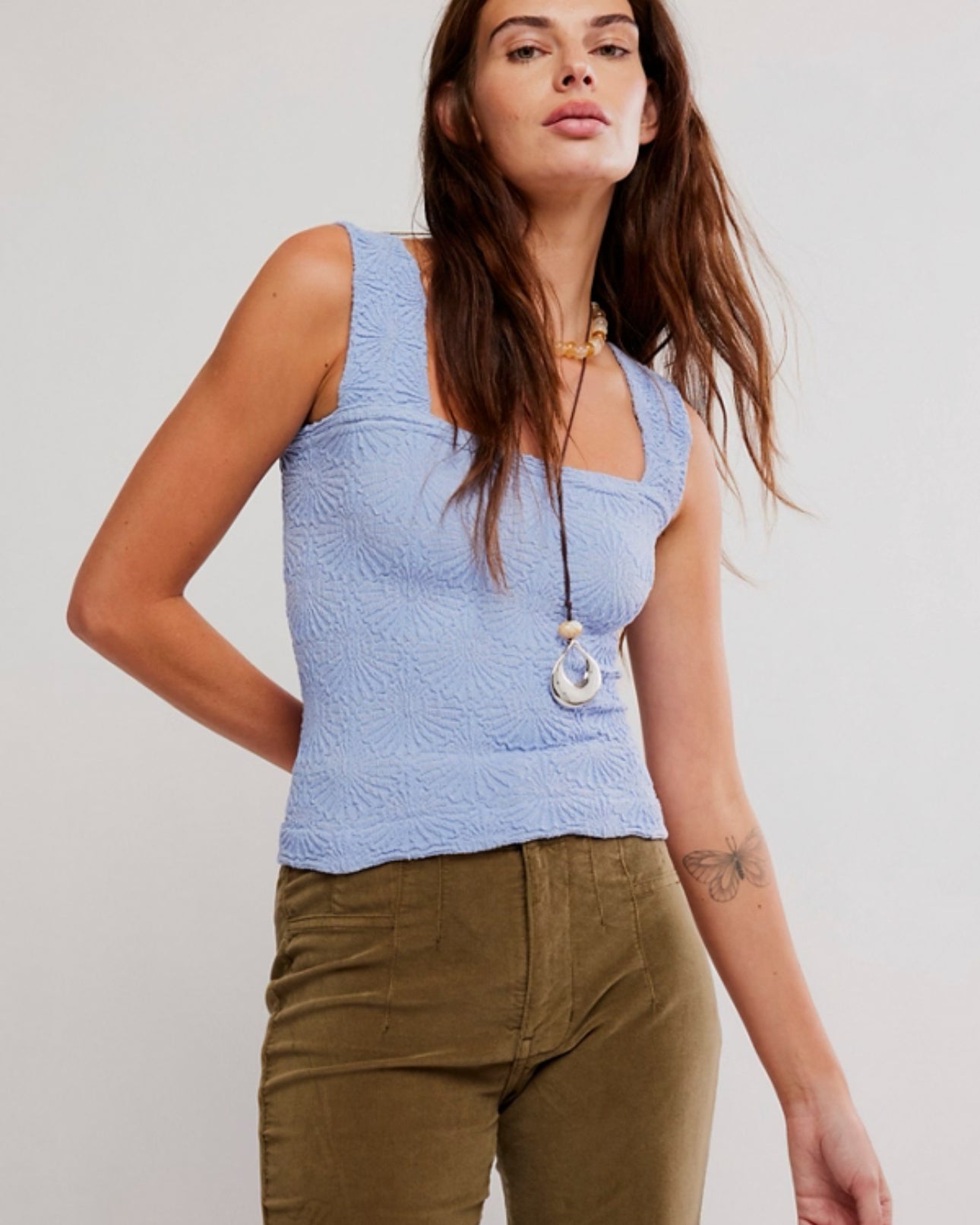 FREE PEOPLE LOVE LETTER TANK - DAWN BREEZE