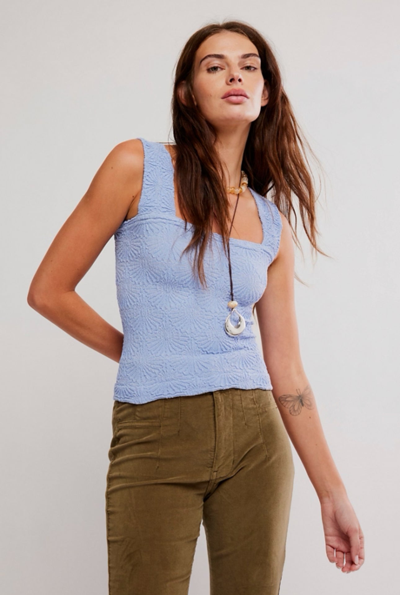 FREE PEOPLE LOVE LETTER TANK - DAWN BREEZE