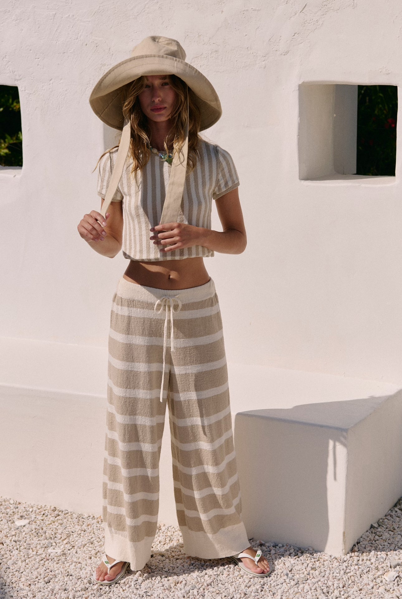 FREE PEOPLE ROBERTS SWEATER SET - NOMADIC DESERT