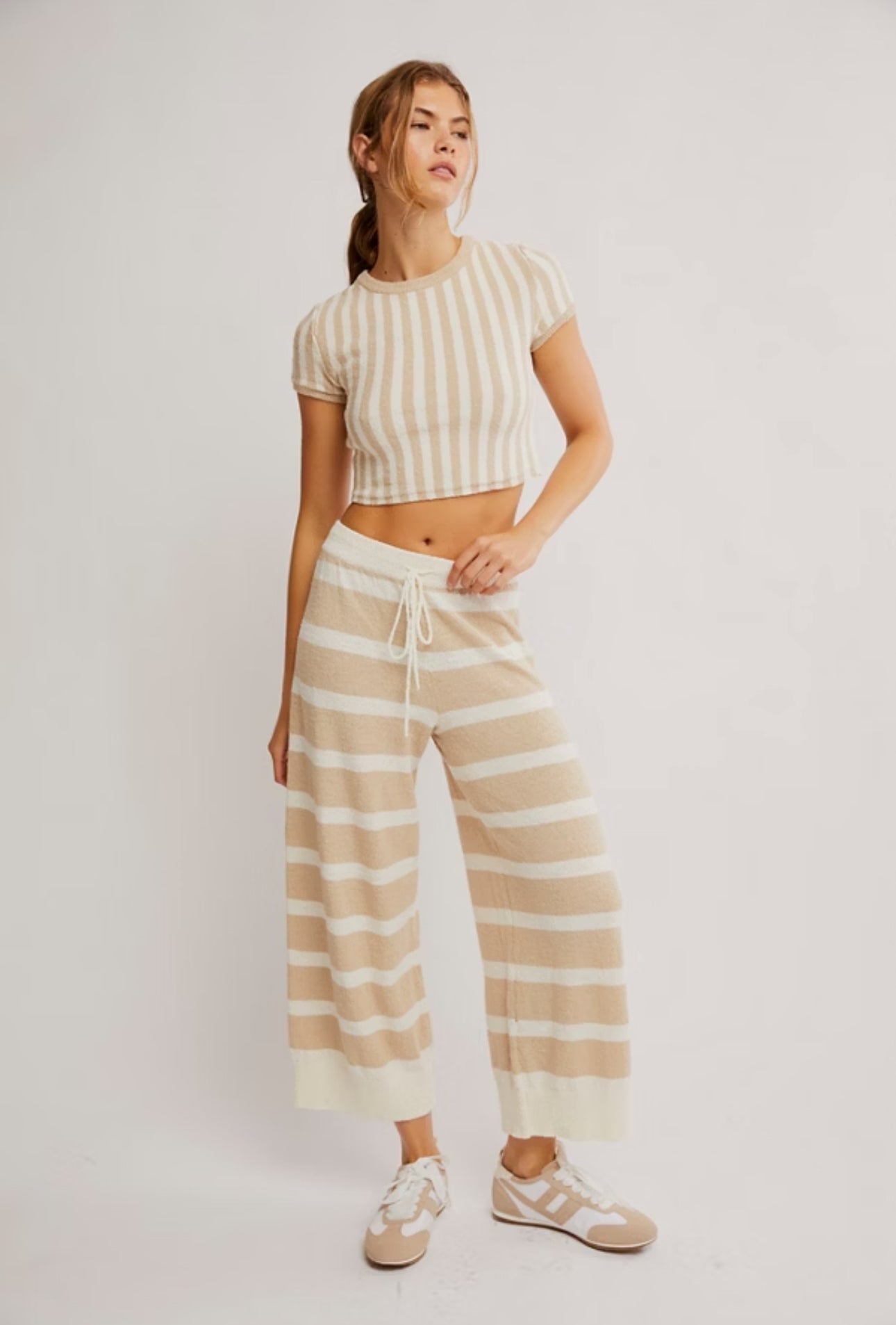 FREE PEOPLE ROBERTS SWEATER SET - NOMADIC DESERT