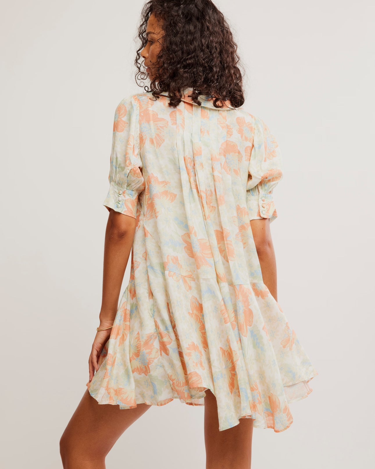 FREE PEOPLE MOON CHASER MINI DRESS - SOFT COMBO