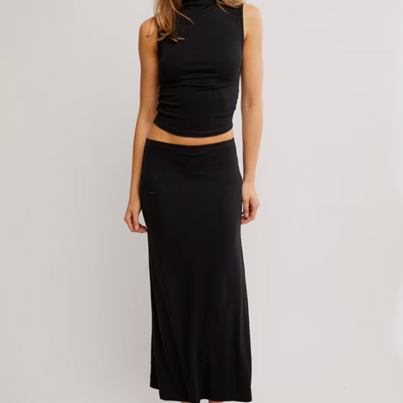 FREE PEOPLE ELLIE 2PC SET - BLACK