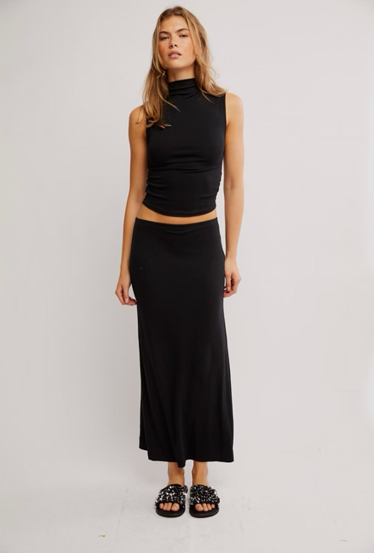 FREE PEOPLE ELLIE 2PC SET - BLACK