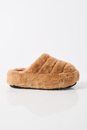 FREE PEOPLE ITS A VIBE PLATFORM SLIPPER - TEDDY