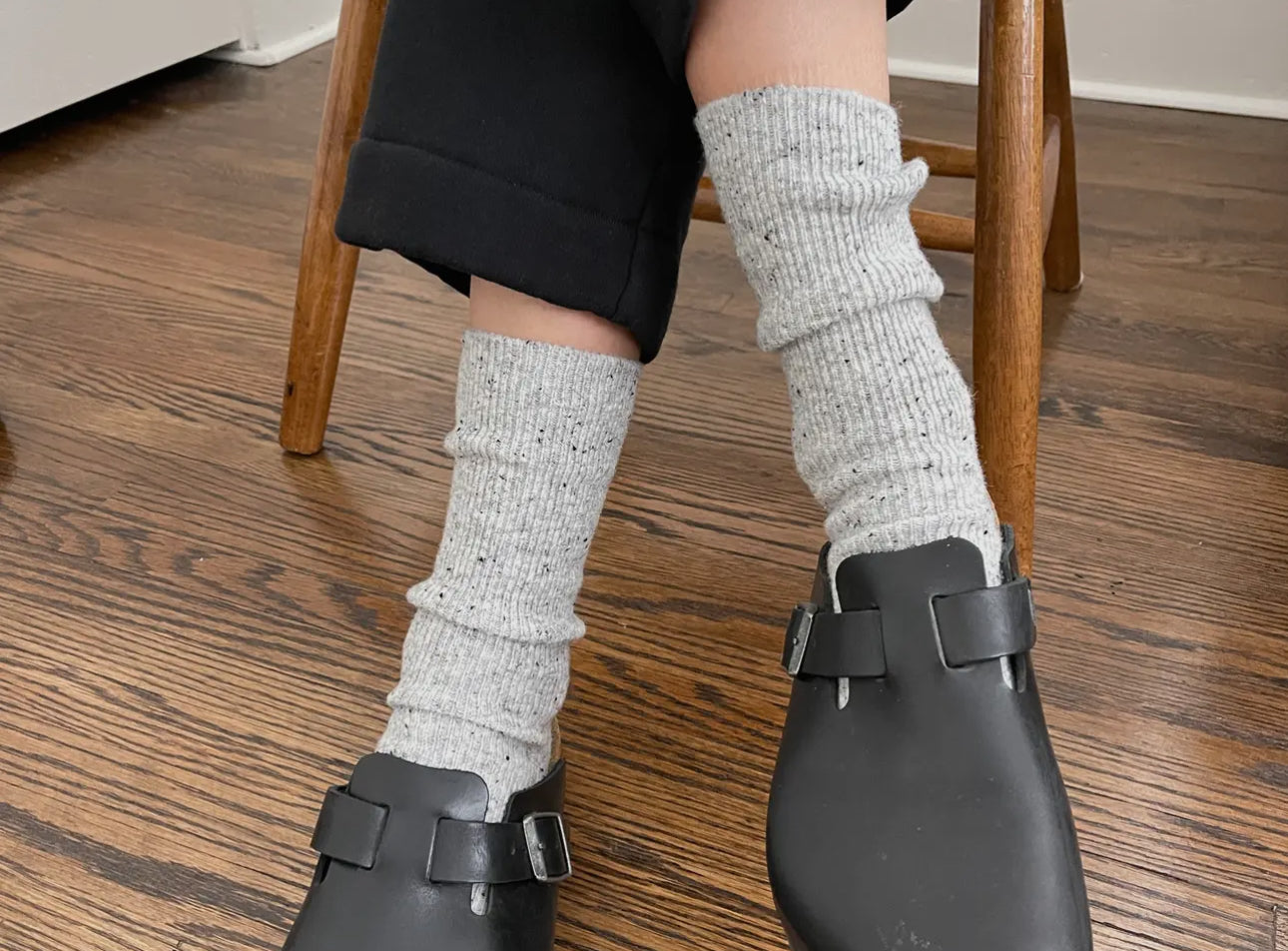 LE BON SHOPPE SNOW SOCKS - COOKIES + CREAM