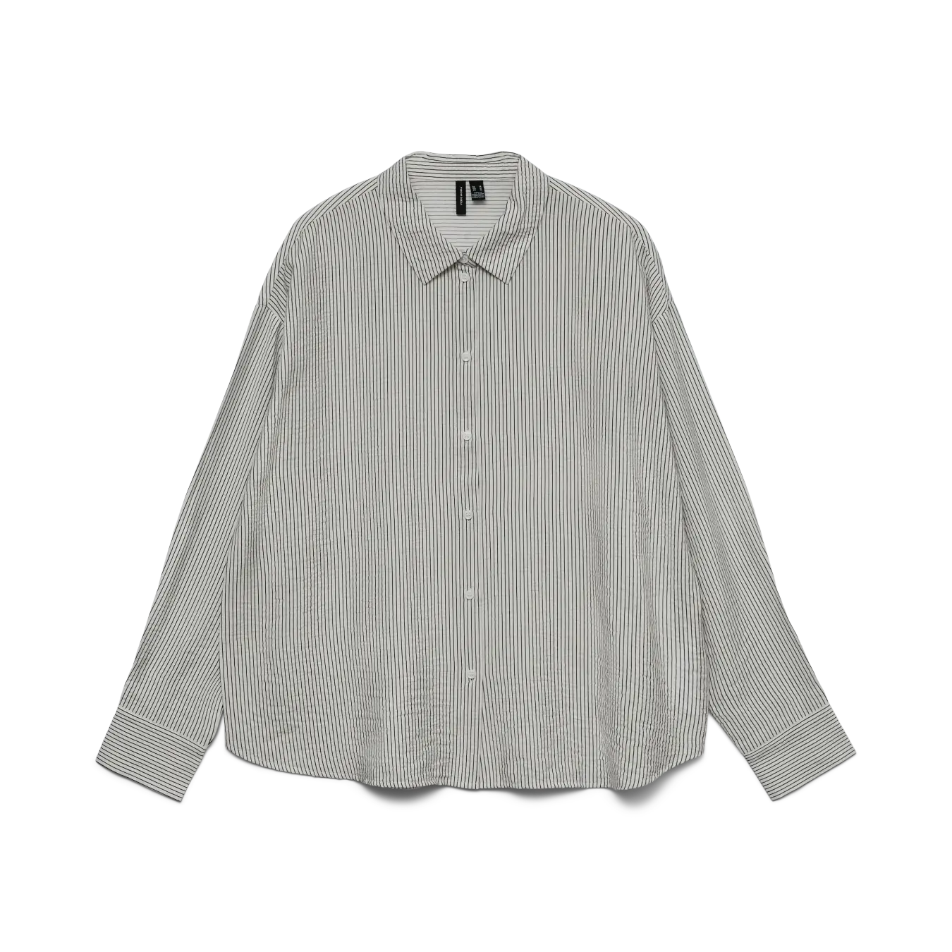 VM KAJA LS BUTTON DOWN SHIRT - SNOW WHITE
