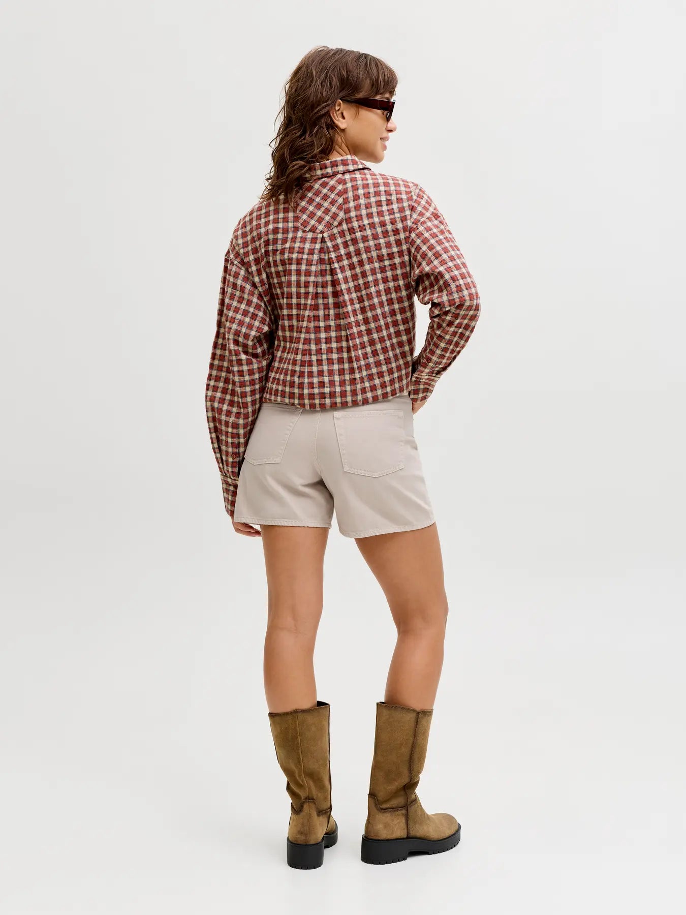 JJXX SEVILLE DENIM SHORTS - MOONBEAM