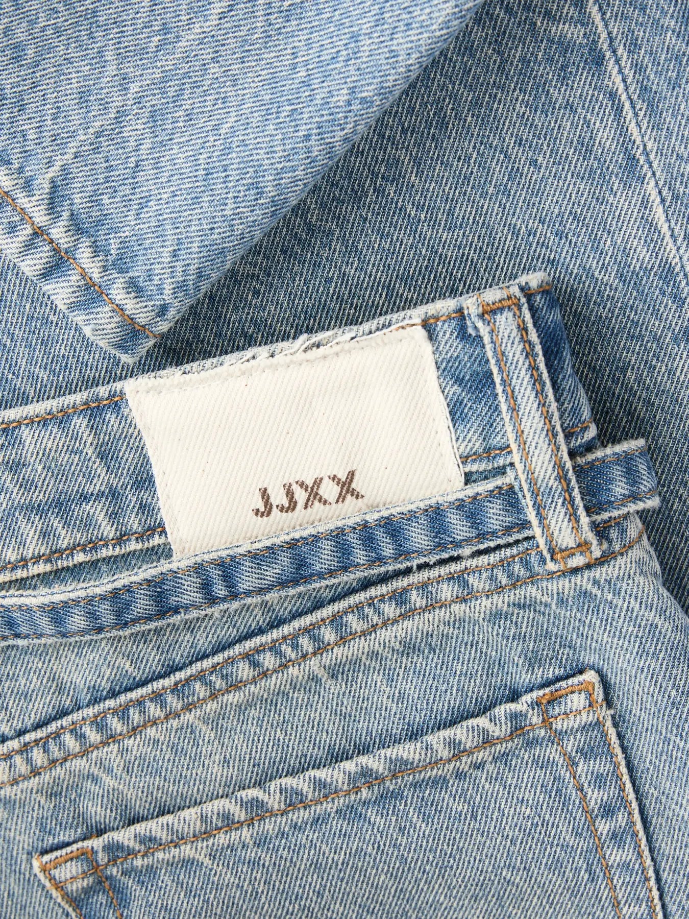 JJXX TOKYO KAIA WIDE HE JEANS - BLUE DENIM