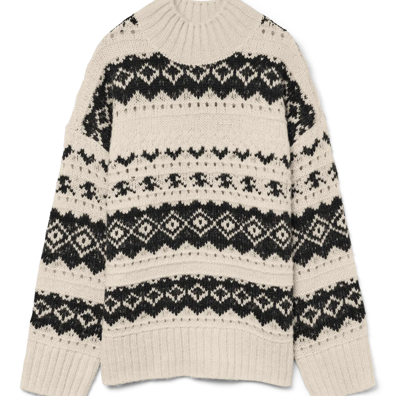 VM AMPLE HIGHNECK PULLOVER - BLACK