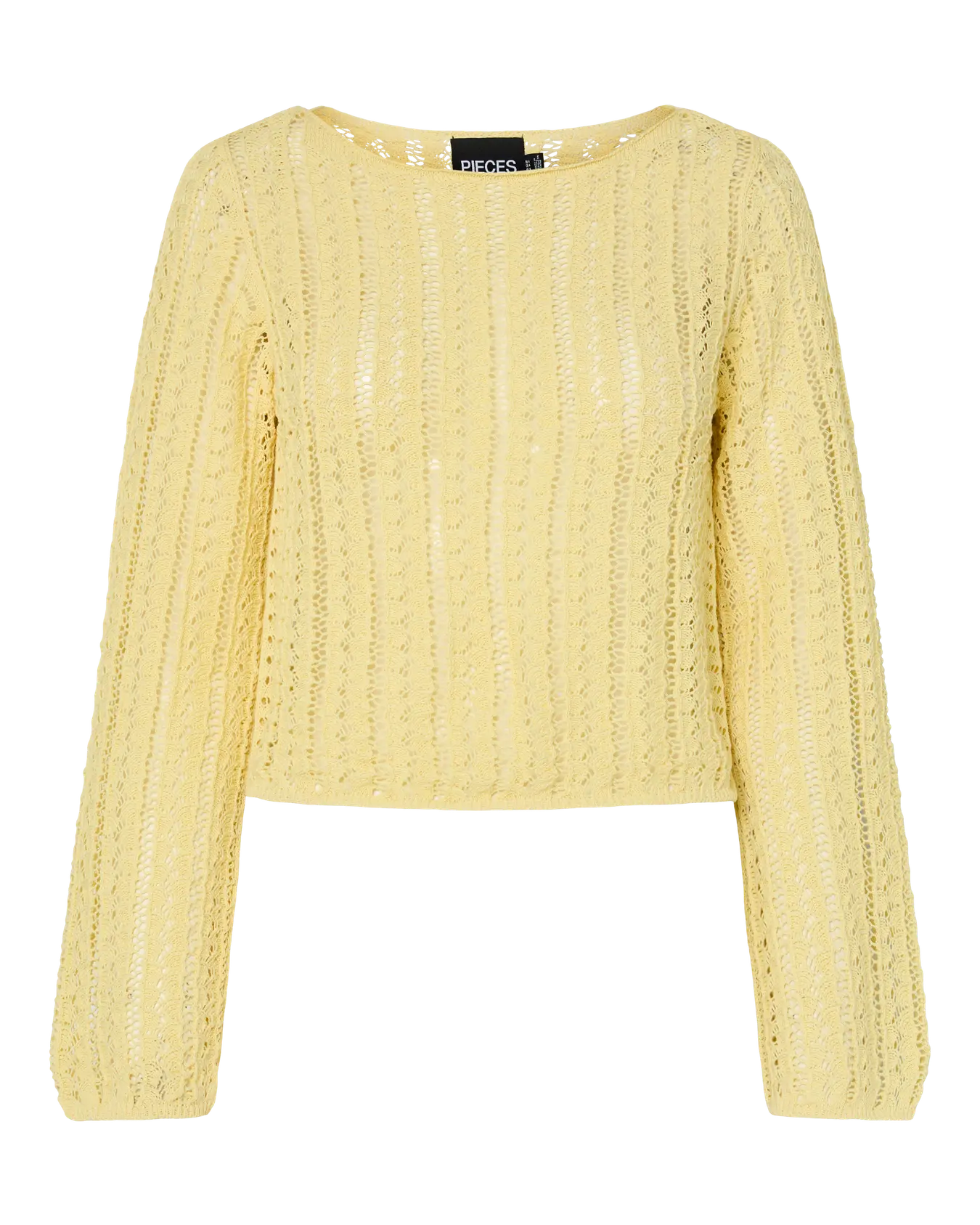 SIRI BOATNECK LS SHIRT - PALE BANANA