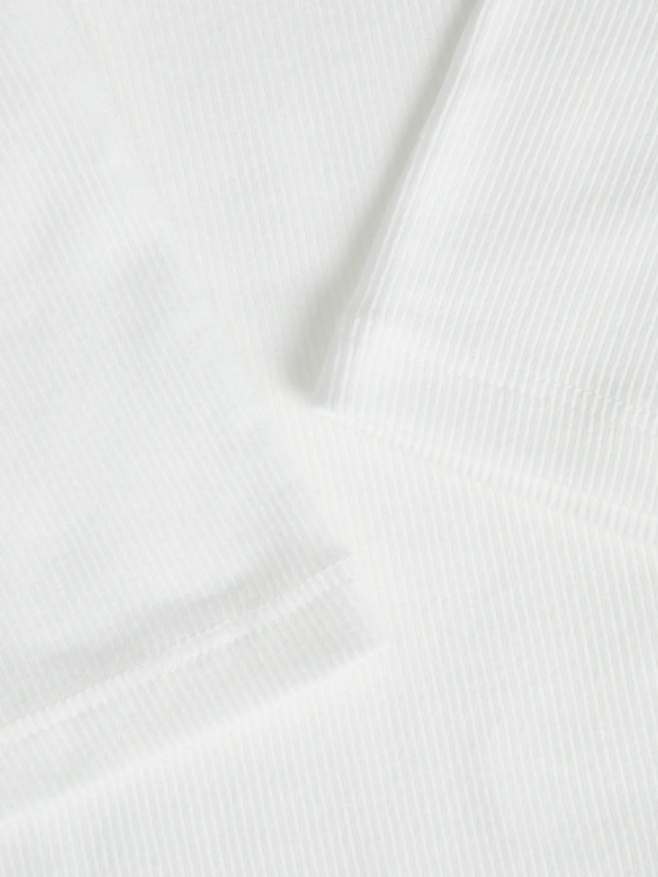 JJXX FRANKIE RIBBED TEE - BRIGHT WHITE