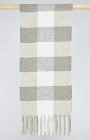 GENTLE FAWN JESSIE SCARF - SAGE PLAID