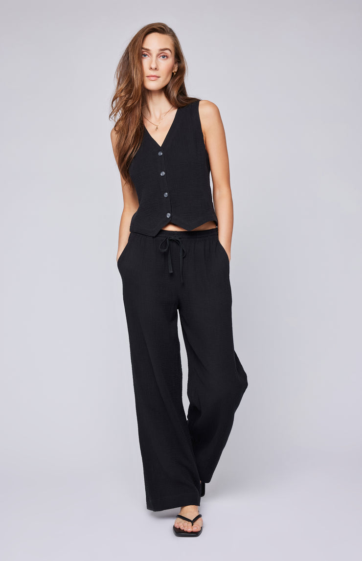 GENTLE FAWN ALTA PANTS - BLACK